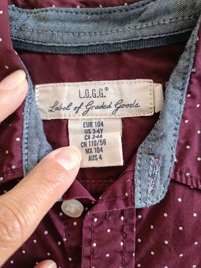 2 chemises garçons H&M 3/4 ans - photo numéro 9