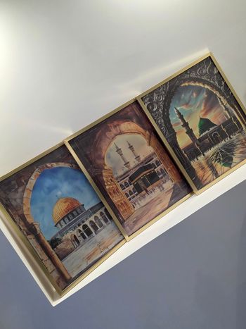 Lot de 3 toiles Islamique