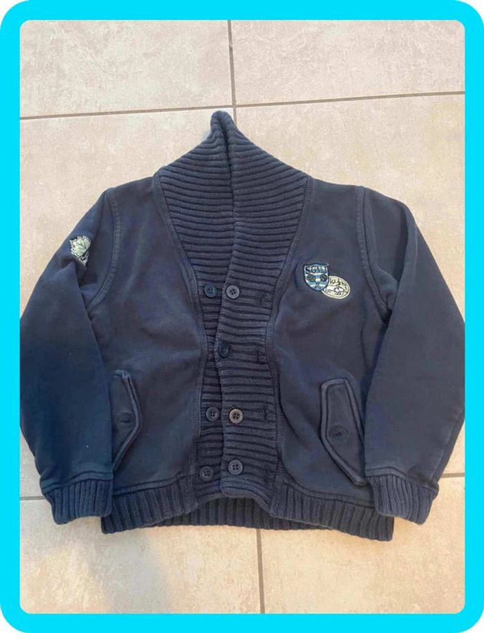 Beau gilet boutonné chaud 5 ans Sergent major