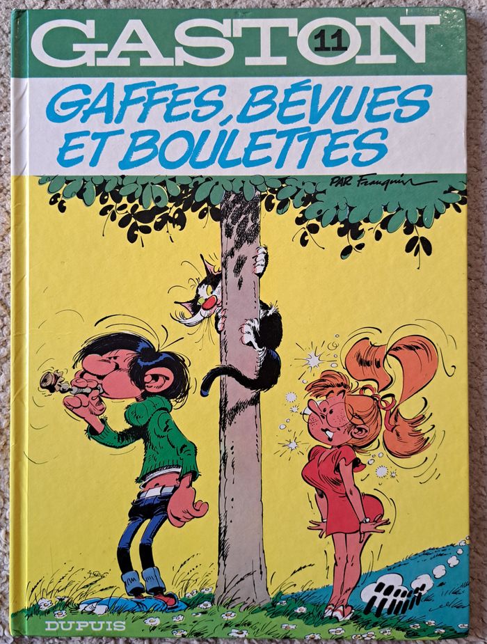 📚 BD Gaston tome 11 Gaffes, bévues et boulettes - 1988