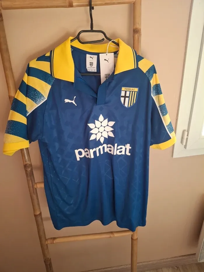 Maillot Rétro Collector – Parma AC 1995/1996 – Taille S – Neuf avec Étiquette 🔥 - photo numéro 2