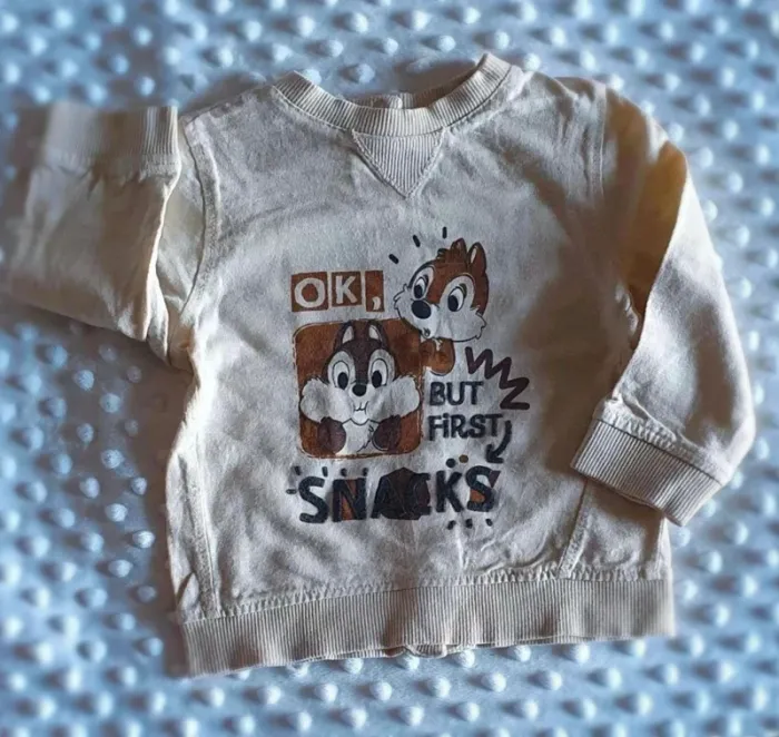 T-shirt manches longues disney baby tic & tac