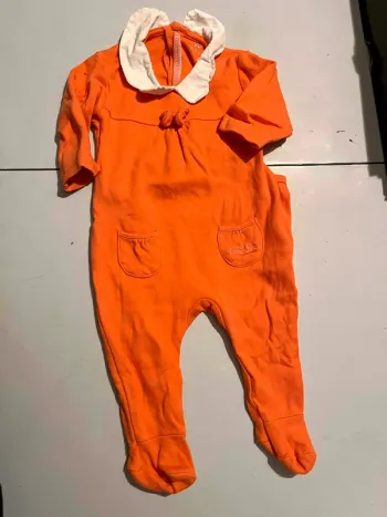 Pyjama 1 pièce à longue manche bébé fille