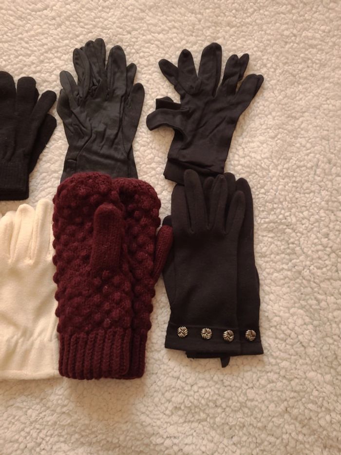 Lot de 6 paires de gants et moufles - photo numéro 3