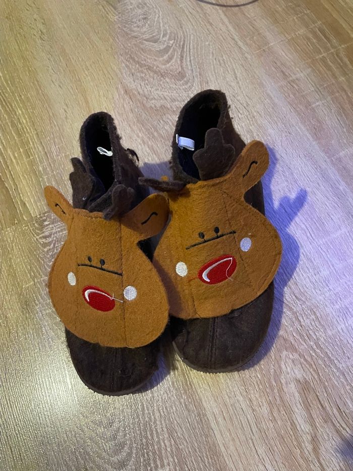 Chausson noel happy bee