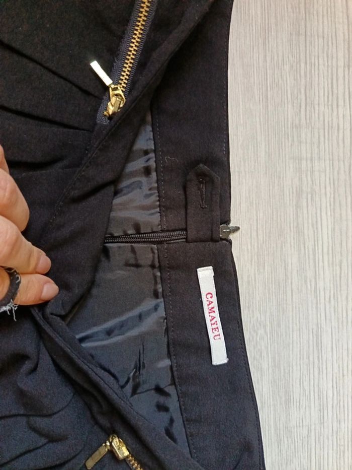 Mini jupe noire taille 36 S très bon état camaieu - photo numéro 8
