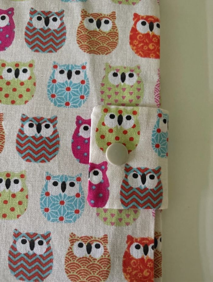 Protège carnet de santé thème Hiboux - photo numéro 3