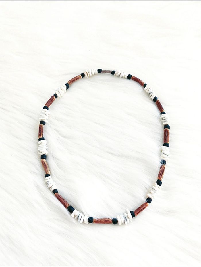 Collier de plage coquillage 🖤