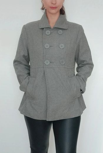 Manteau d hiver casualchic gris taille 40