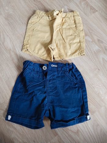 Lot shorts garçon 18mois