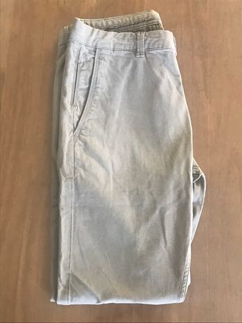 Pantalon coton vert/gris Zara Taille 40