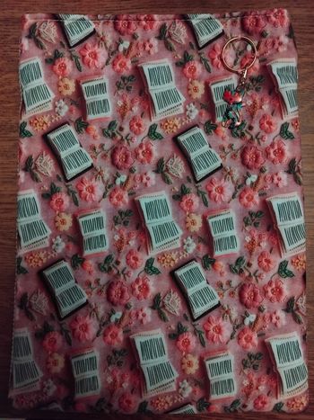 Housse pour livre doublé 29cm sur 21cm