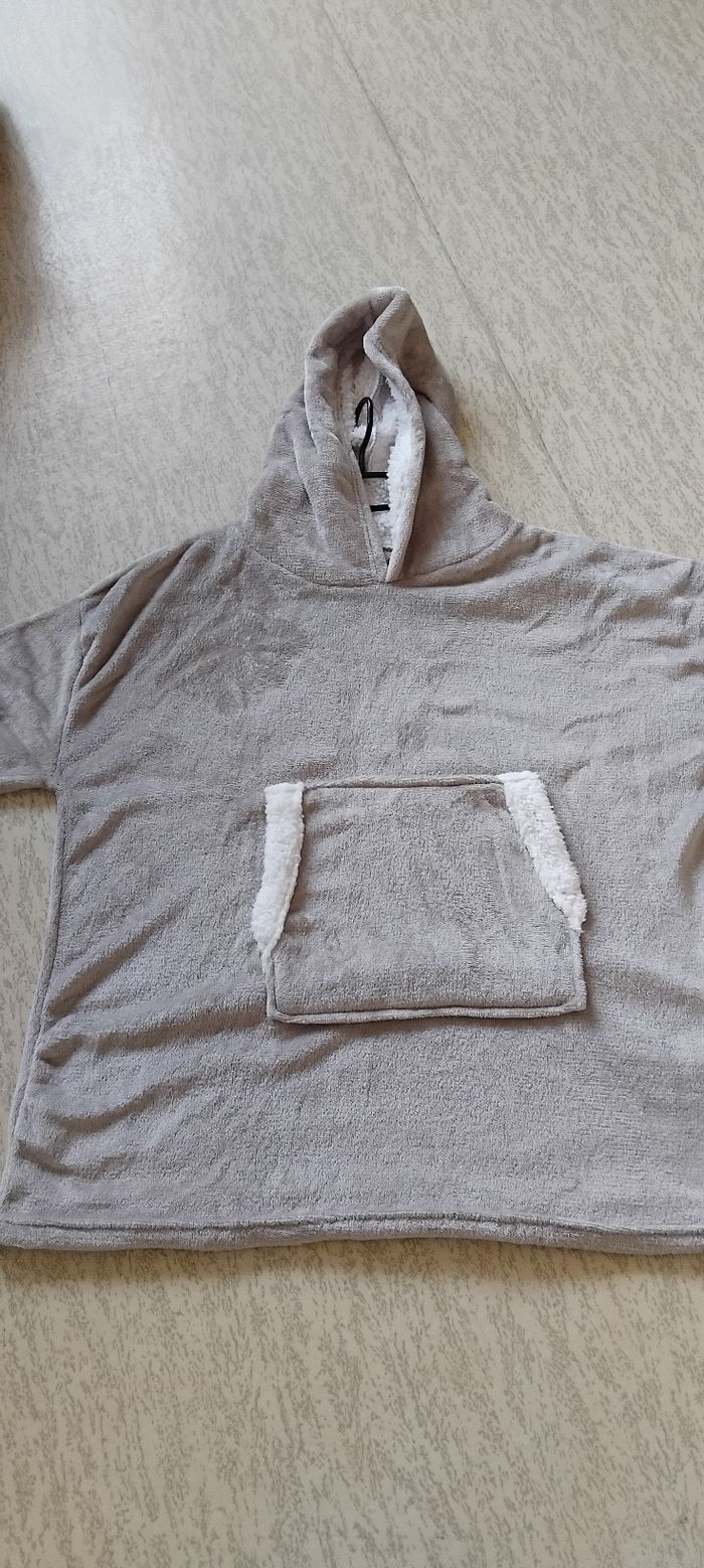 Poncho Polaire intérieur Quasi neuf beige nude - photo numéro 2