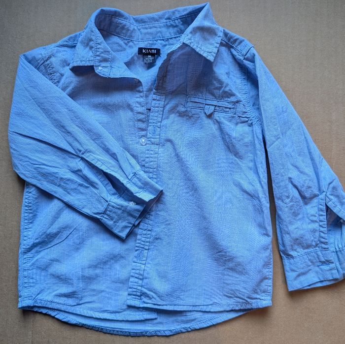 Chemise bleue Garçon 24 mois