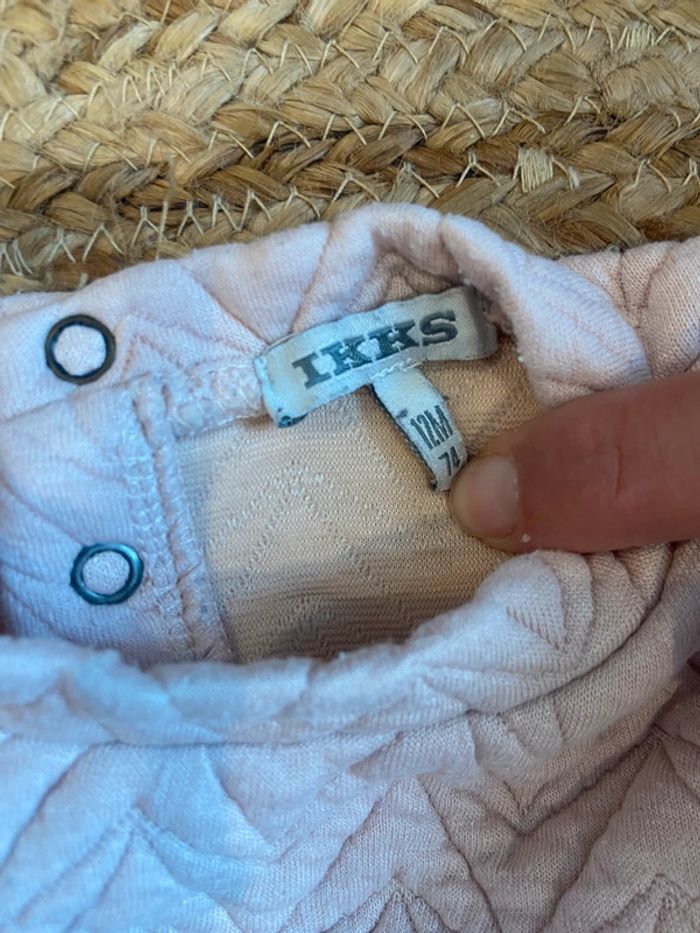 Ensemble robe fille 12 mois IKKS - photo numéro 3