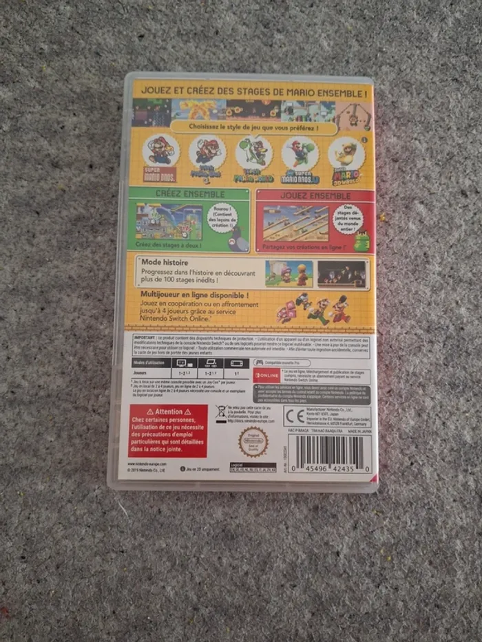 Jeu nintendo switch Super Mario maker 2 - photo numéro 2