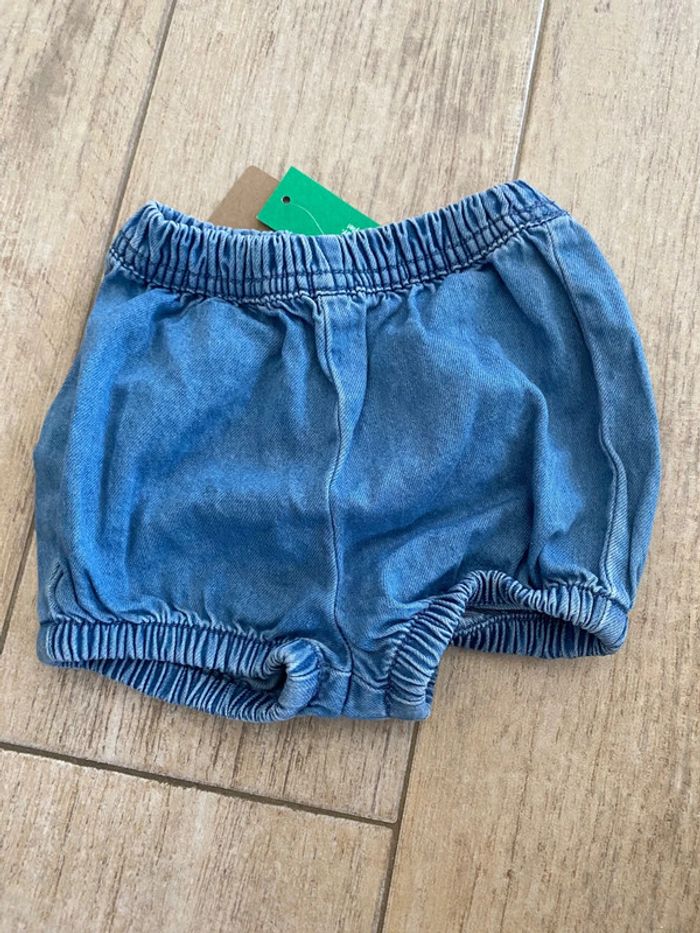 Short bloomer jeans neuf TAO 3M - photo numéro 2