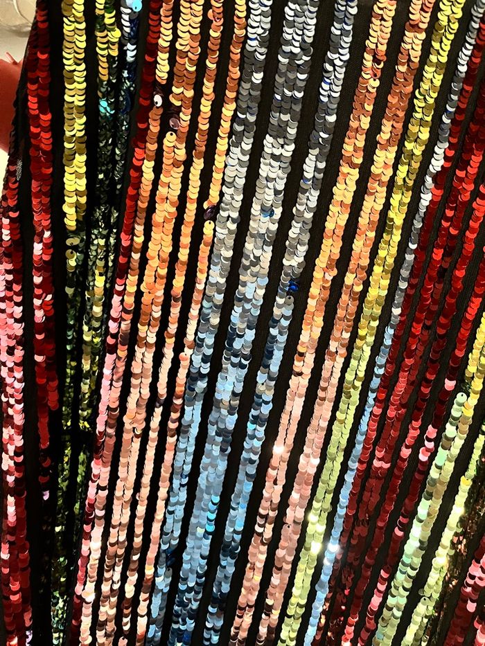 Longue jupe sequins multicolores Primark T36 TBE 🪩 - photo numéro 3