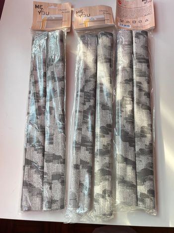 3 paquets de 2 chemins de table identique