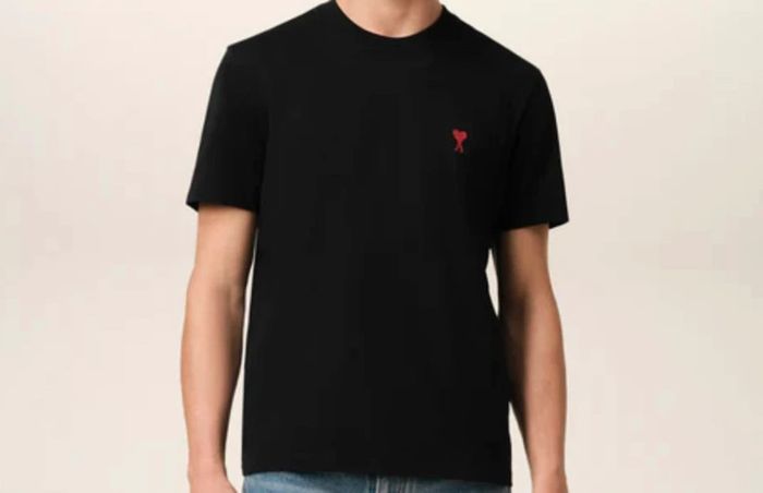 T-shirt noir imprimé tendance