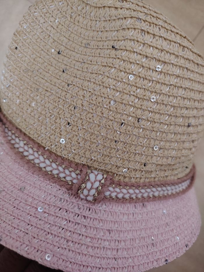 Chapeau de paille fille - photo numéro 2