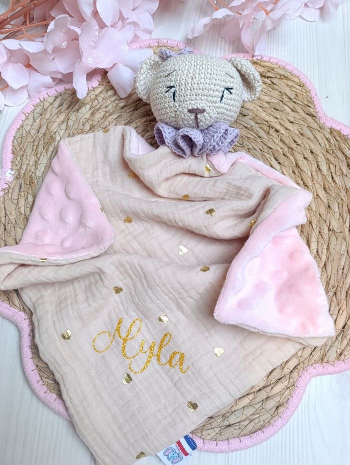 Doudou ourson personnalisé