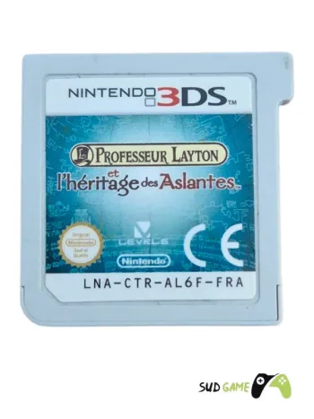 Jeu de Nintendo 3DS en loose " Professeurs layton et l'héritage des Aslantes "