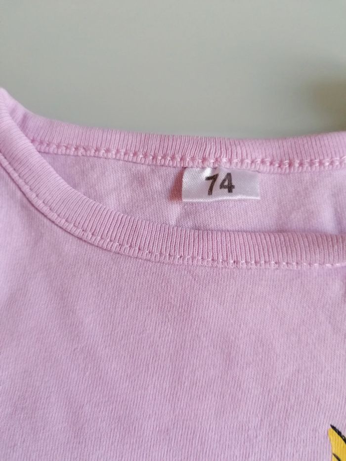 T-shirt longue manche taile 9 mois - photo numéro 3