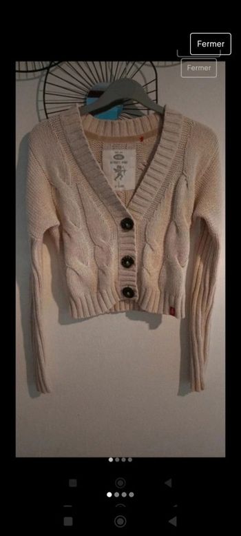 Gilet court esprit 14 ans