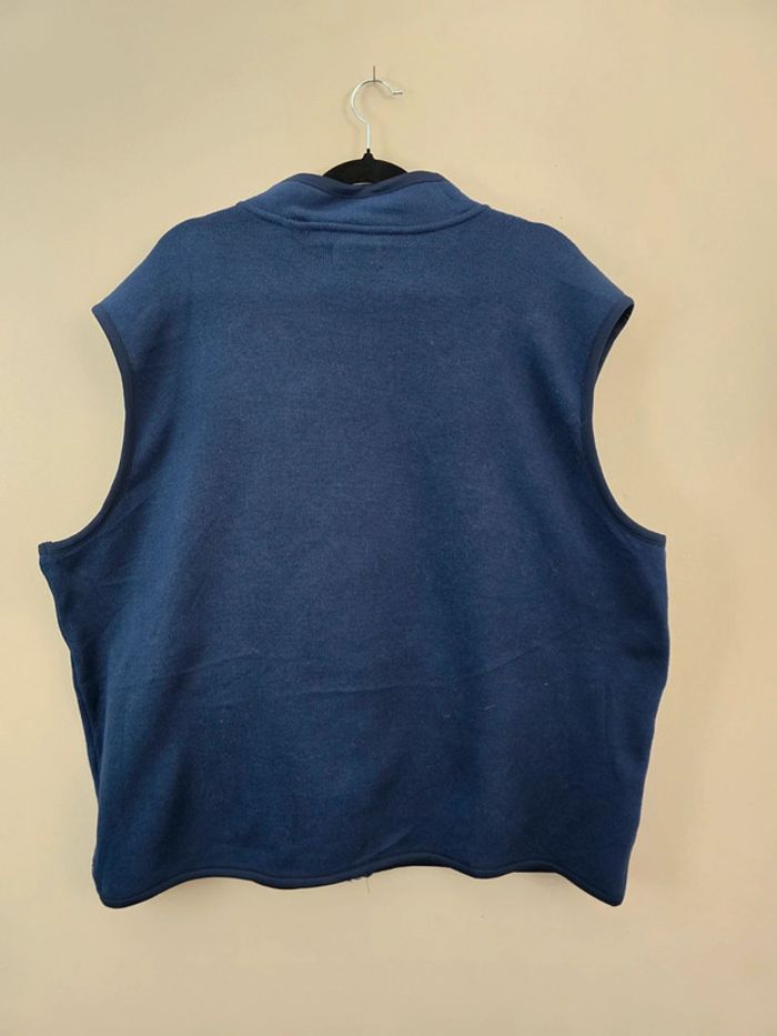 Gilet polaire sans manches Chaps bleu marine zippé avec poches taille XXL homme - photo numéro 6