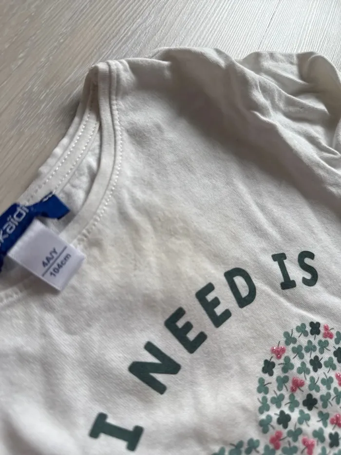 T-shirt all i need is Green - photo numéro 4