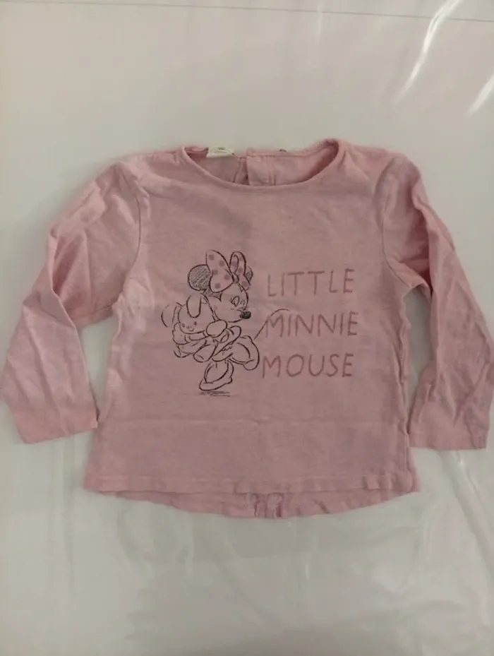 T Shirt manches longue Minnie Mouse - photo numéro 2