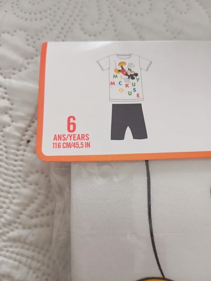 Ensemble garçon Disney 6 ans - photo numéro 2