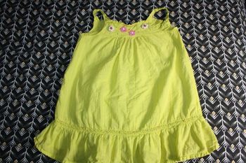 Robe à bretelles anis en 12 mois de Orchestra