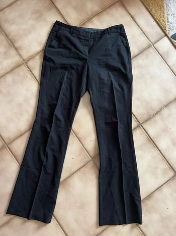 Pantalon droit noir camaïeu taille 38