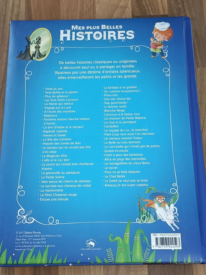 Livre Mes plus belles histoires classiques ou originales Piccolia - photo numéro 9