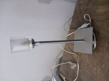 lampe alu de chevet ou autre hauteur 30,5 cm avec ampoule keria