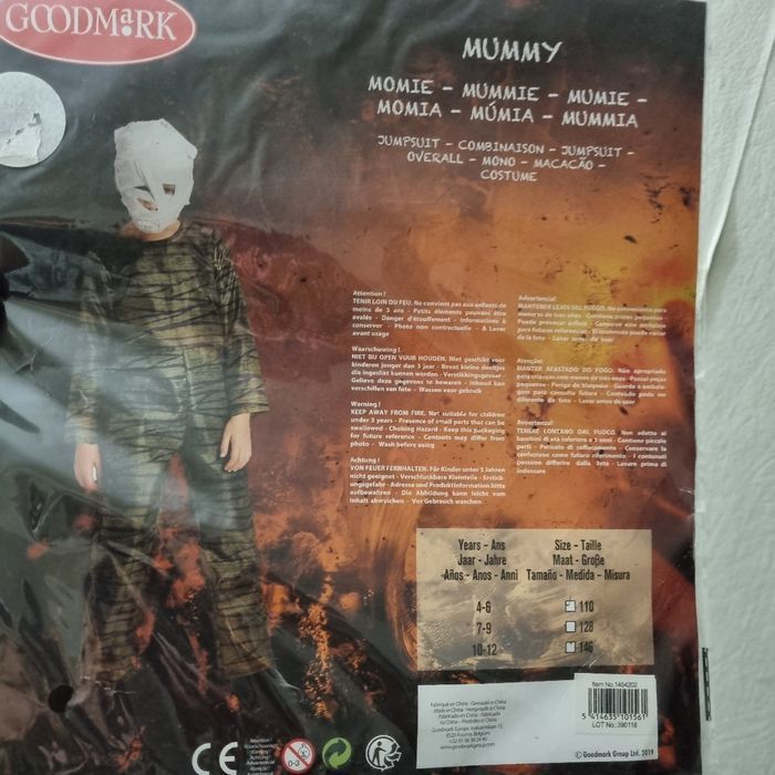 déguisement HALLOWEEN taille 4 / 5 ans 🎃 neuf 🎃 - photo numéro 2