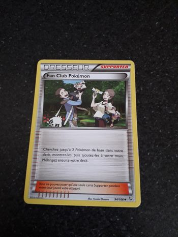 Fan club Pokémon carte Pokémon neuve