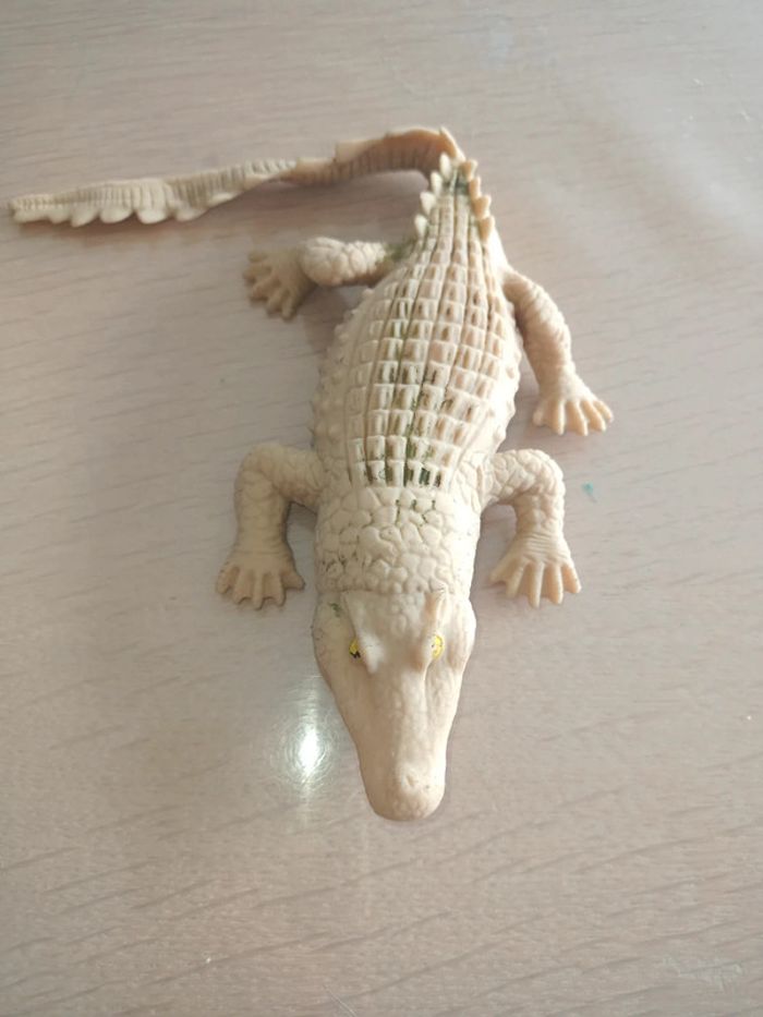 Crocodile en plastique