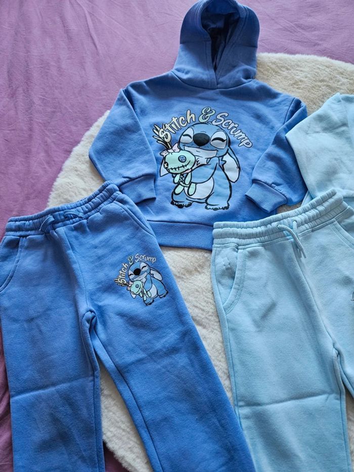 Lot de 2 ensembles Stitch et Reine des Neiges taille 3/4 ans neuf - photo numéro 2