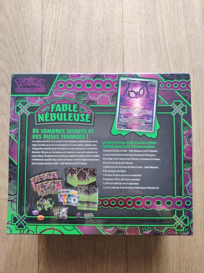 Coffret dresseur d'elite fable nébuleuse pokémon neuf et scellé - photo numéro 2