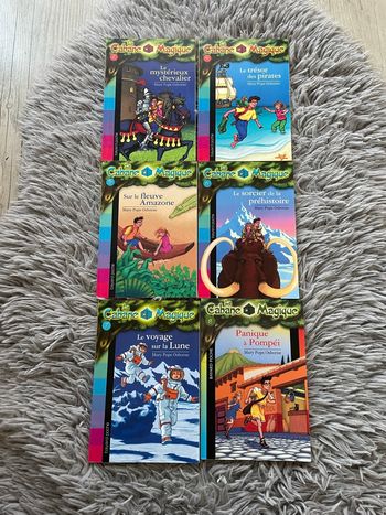 Lot de 6 livres la cabane magique - Bayard poche