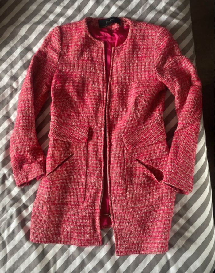 Manteau rose Zara