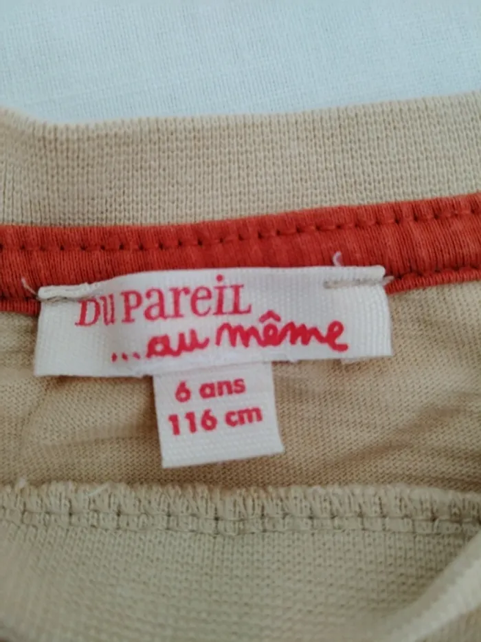 Lot de 3 t-shirts manches longues 6 ans SGMJ et DPAM - photo numéro 10