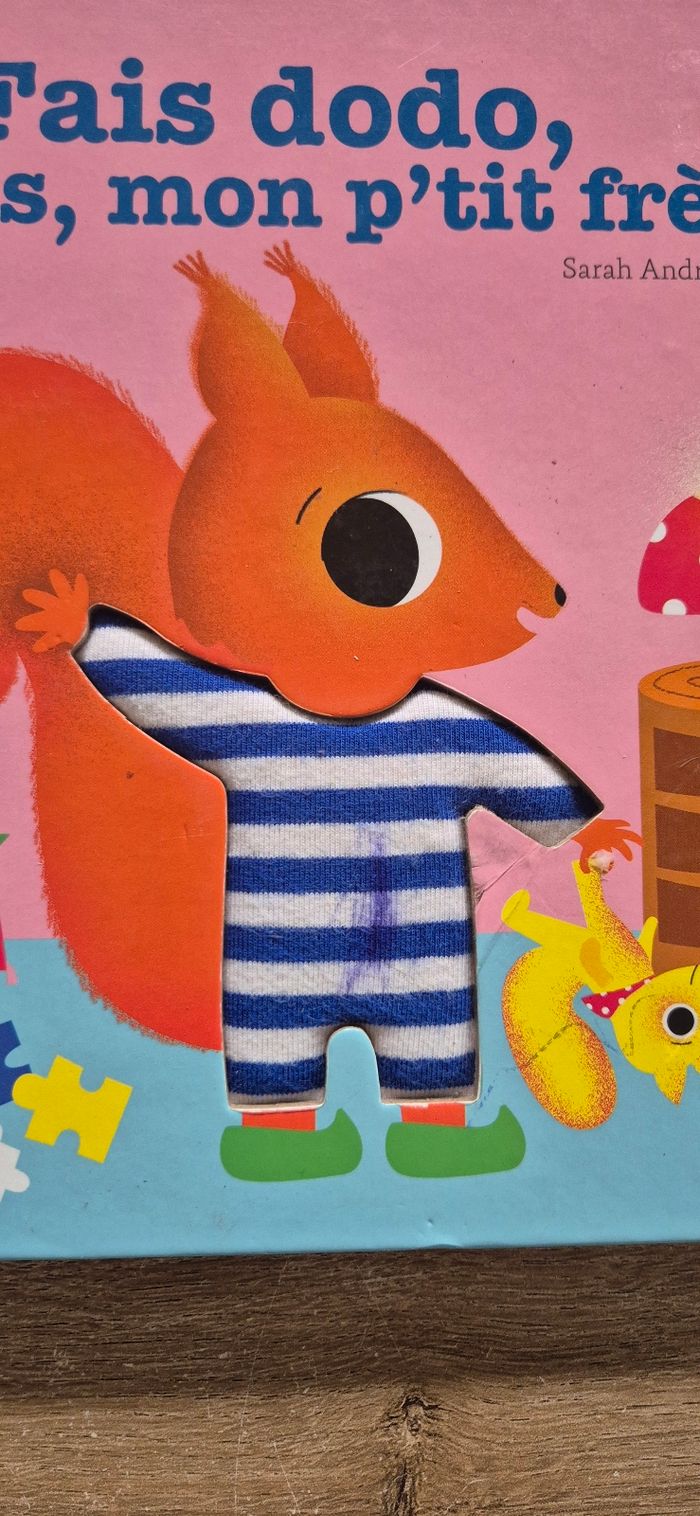 Livre à toucher Fais dodo, Colas mon p'tit frère - photo numéro 2