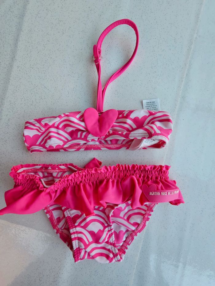 Maillot Agatha Ruiz 3 ans 2 pièces