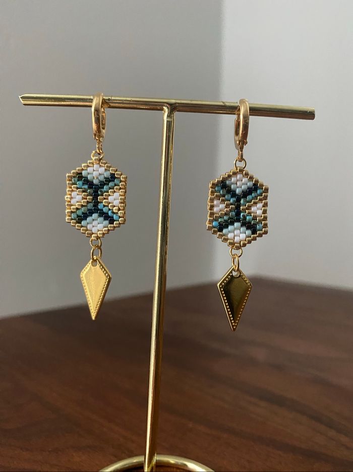 Boucles d’oreilles Miyuki - photo numéro 5
