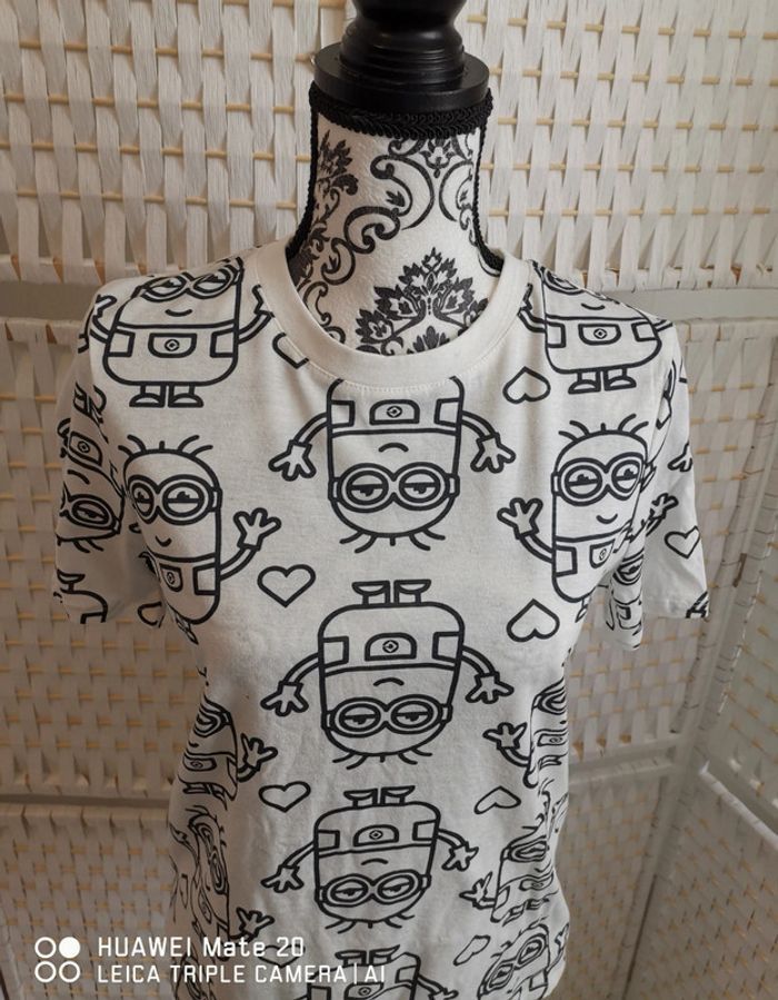💕Joli T-shirt minions collector femme TS /36 💕 - photo numéro 4