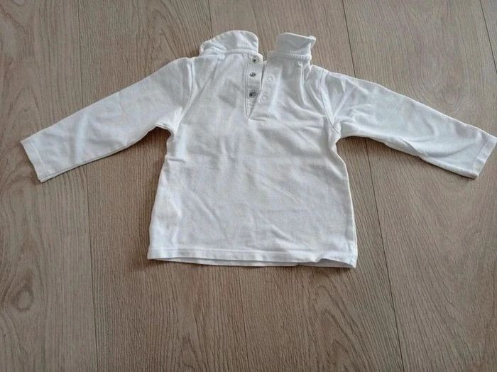 Ensemble fille 3 pièces robe tee shirt ML et collants Obaïbi 18 mois - photo numéro 5